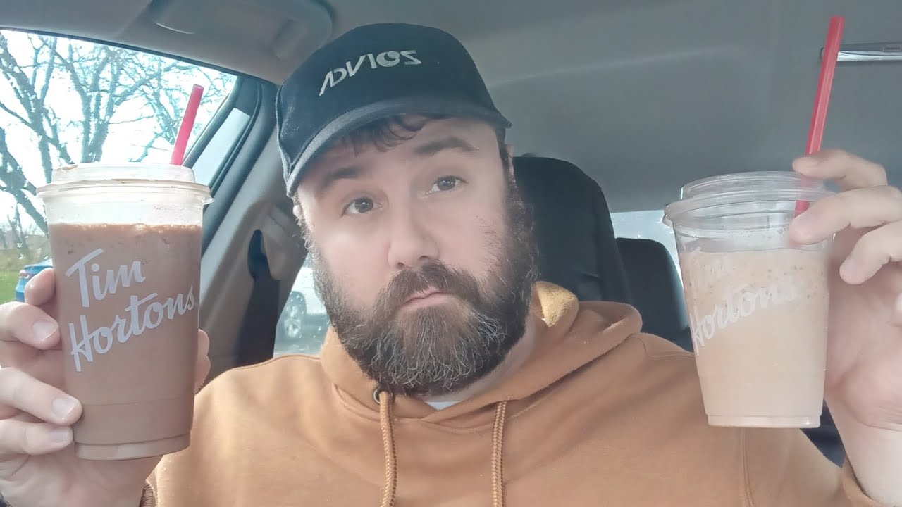 Tim Transon TIM HORTONS HOLIDAY DRINKS REVIEW - YouTube