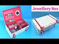 DIY: How to make a Jewellery Box with Waste Shoebox| Best out of Waste| Cute Bangle Box