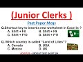 Junior Clerks past Paper mcqs || How to pas Junior Clerks || Preparation for Junior Clerks test