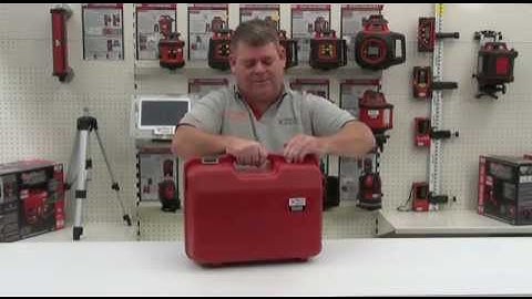 RedBack Lasers EGL624 Rotating Laser Level - Unboxing