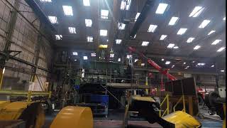 Shaft and Fly Wheel Removal by Ainscough Industrial Services