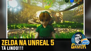 Veja como ficaria The Legend of Zelda: Ocarina of Time se fosse recriado na  Unreal Engine 4 - Arkade