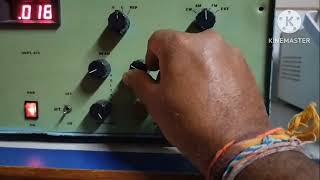 Microwave Engineering Lab experiment VSWR   Measurement 
