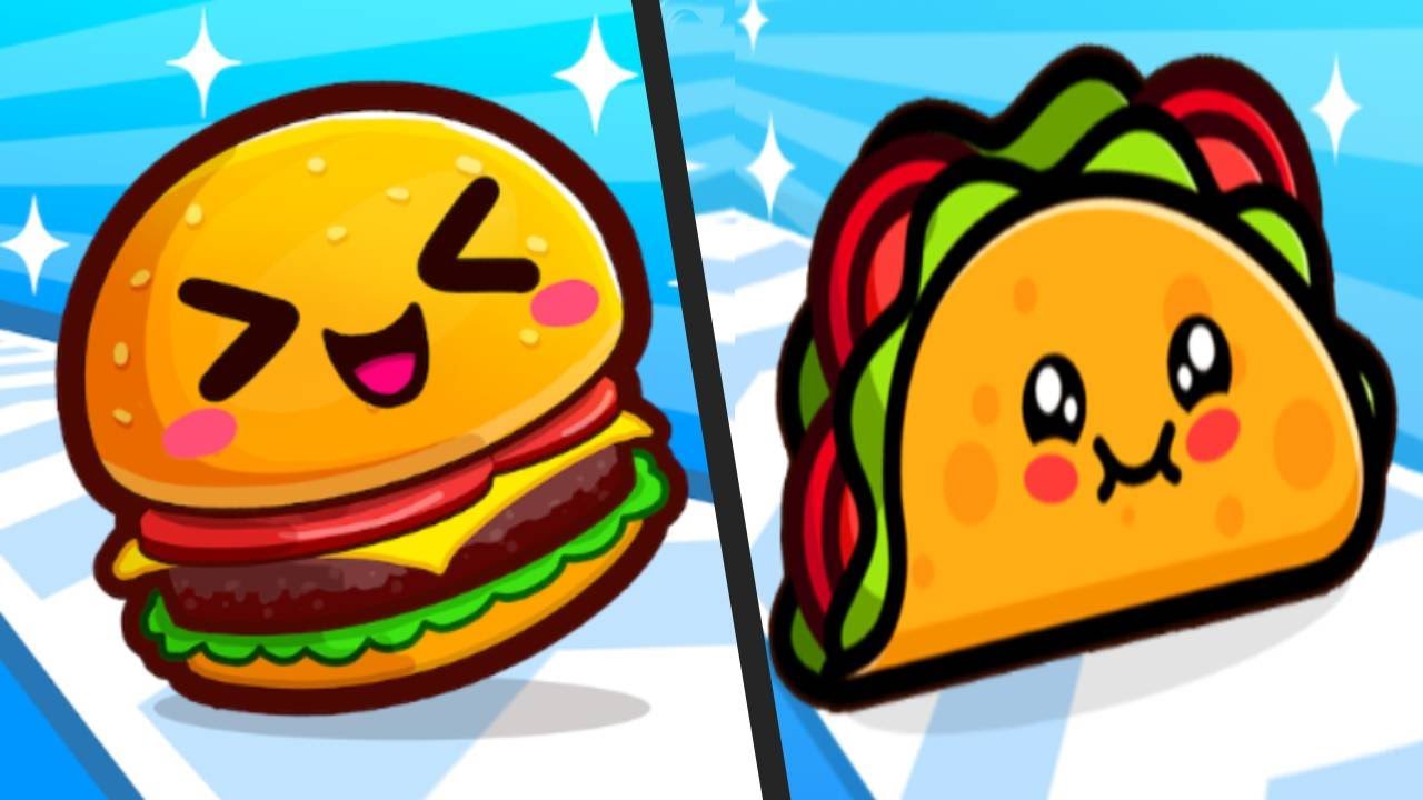 FOOD RUN vs SNACK RUN - All Levels SpeedRunner Gameplay Android ios Ep1