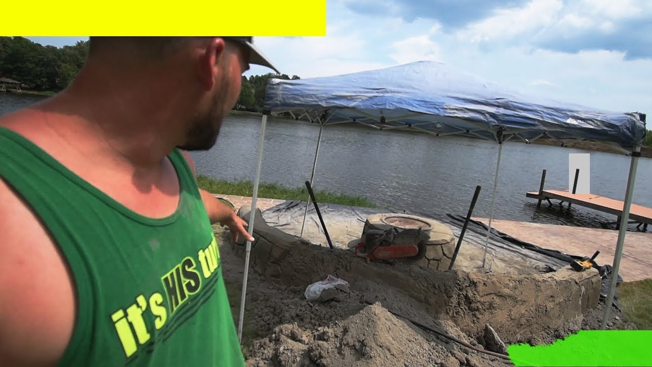 CONCRETE JOB GONE WRONG. We lost a truck load of concrete. YouTube