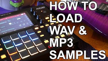 AKAI MPC ONE - How To Load Samples From Loop Kits (WAV & MP3)