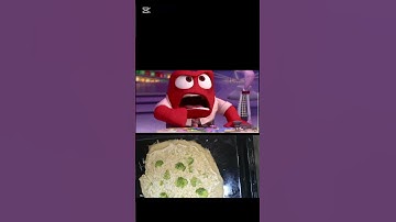 inside out broccoli pizza #cartoonfood #cartooncooking #broccolipizza #pizza #veganfood #animefood