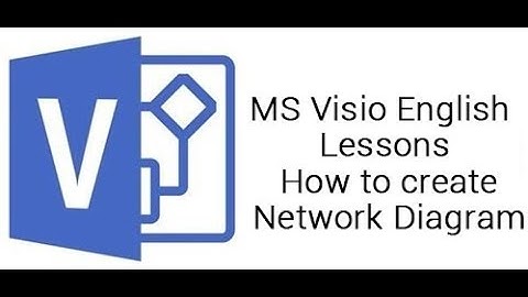 MS visio English Lesson part 02 - How to create Network diagram
