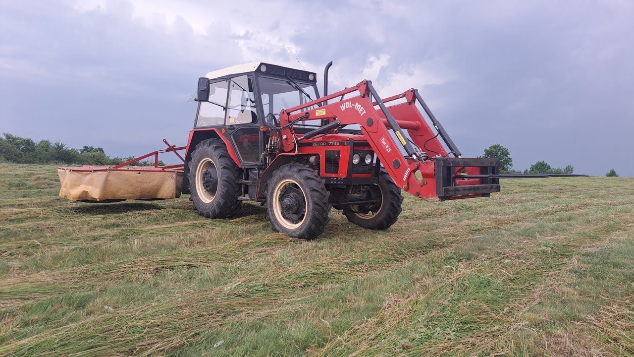 ZetorVlog/9-25/Zetor 7745/Tad-len/sečení úplně poslední louky/už jen čekáme na žně/GoPro