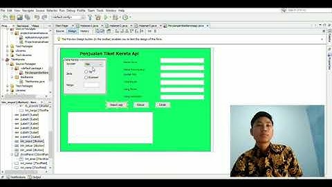 Program penjualan tiket kereta api mengunakan java netsbeasn( bukan tutorial)