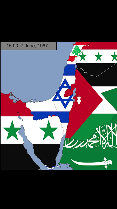 The Six Day War with Flags