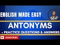 JAMB 2027 Likely Antonyms questions you must know