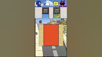 Sonic vs Nightmare Critters Dark Maze Challenge Smiling Critters