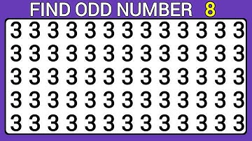 Find the Odd One Out | Number and Letter Pro Edition | Test your observation Challenge.
