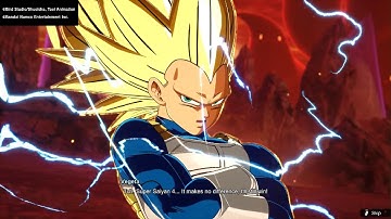 SSJ3 Vegeta & SSJ4  Daima Goku Interaction