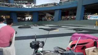 Radio Control Nitro R/C Cars - Racing Inside a Big Mall