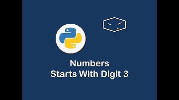 numbers starts with digit 3 in python 😀