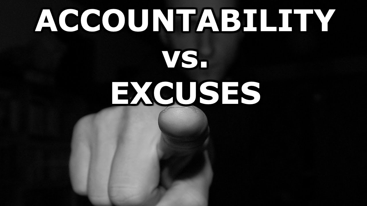 The thin line between accountability and dismissing responsibility [2019]