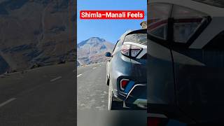 Breathless Drive Through the Hills 🌫️ | #Nexon #adventure to Shimla–Manali 🚘