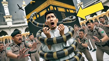 Gempar Sedang Viral! Ustadz Abdul Jadi Ular Saat Umroh di Depan Ka