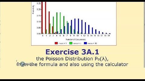 Ex 3A.1 - The Poisson Distribution - Y12/Y13 A Level Further Maths (Statistics)