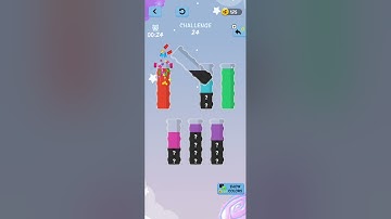 Water color sort challenge Lv.24 #viral #kids #gaming #happy #games #fun #new #gameplay #shorts