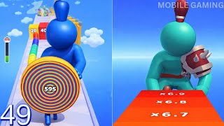 Layer Man 3D Run and Collect Forward vs Reverse Gameplay Walkthrough Part-49 | MOBILE GAMING 