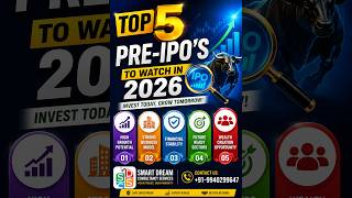 Top 5 Pre-IPO Shares to Watch in 2026 | NSE, ONIX, Garuda Aerospace, Zepto & AVPL