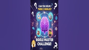 3 Riddles That Will Outsmart Your Brain in Seconds! 🧠❓ | Can You Solve Them All?