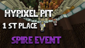 (Hypixel Pit) Getting 1st place in Spire event