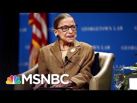 Ruth Bader Ginsburg To Lie In State At U.S. Capitol On Friday | Andrea Mitchell | MSNBC