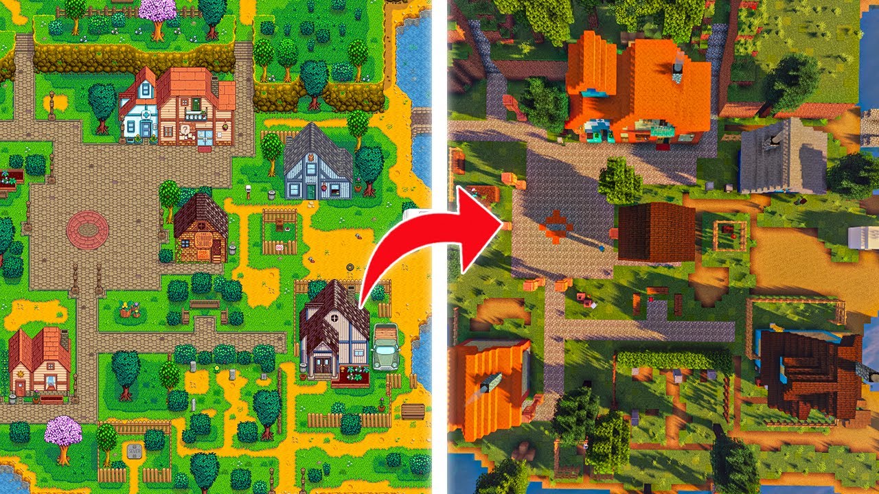 Minecraft But Its Stardew Valley