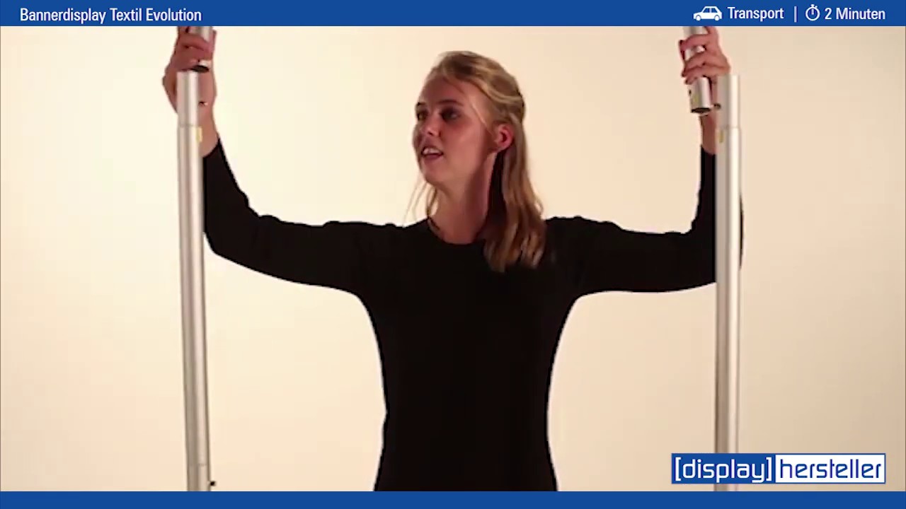 Bannerdisplay Textil Evolution by www.displayhersteller.de