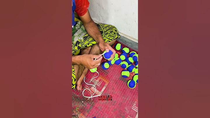How High Quality Tennis Balls Are Made!