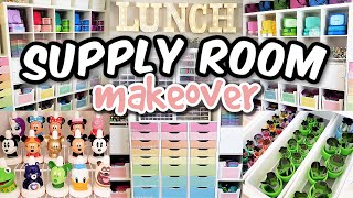 *EXTREME* Lunch Supply Room MAKEOVER + TOUR  2021! | Bunches of Lunches