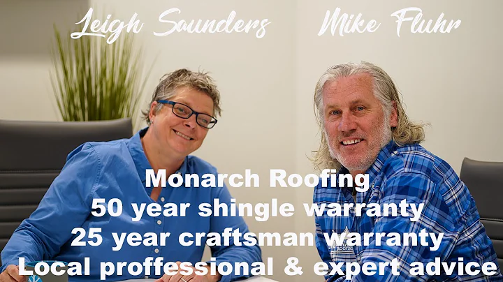 REALTOR Leigh Saunders with Mike Fluhr of Monarch ...