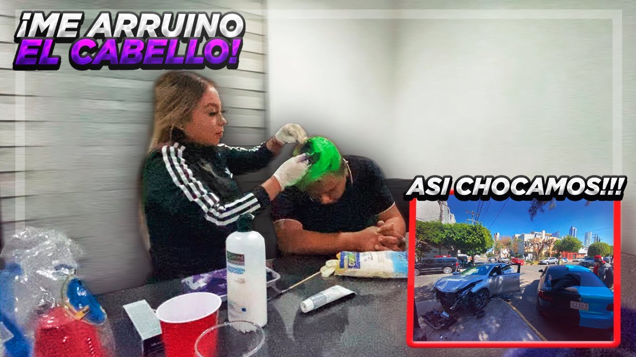 LA NOVIA DE MANUELRIVERA11 ME ARRUINÓ EL CABELLO!! Y ASÍ CHOCAMOS! | OswyLopez