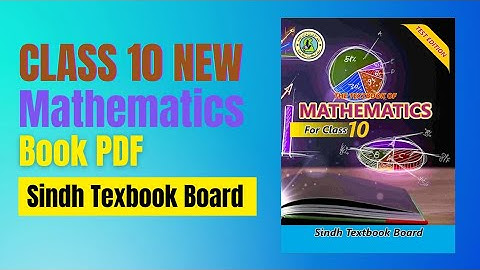 Class 10 new Mathematics Book  PDF | Sindh Board