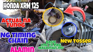 Honda XRM 125 Actual na Tunog ng Timing Chain at Kung Paano ito Ayusin | carb type | Alamin.
