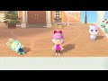 Sasha, Judy and I do yoga in Animal Crossing