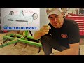 Pull Type Grader Box Blueprint ||  DIY Box Blade How-To Video Tutorial for dimensions and materials