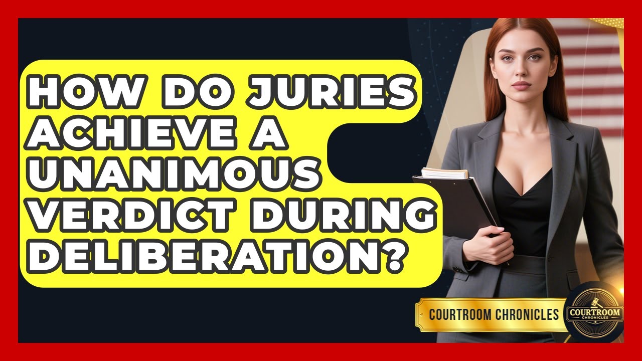 How Do Juries Achieve A Unanimous Verdict During Deliberation? - Courtroom Chronicles