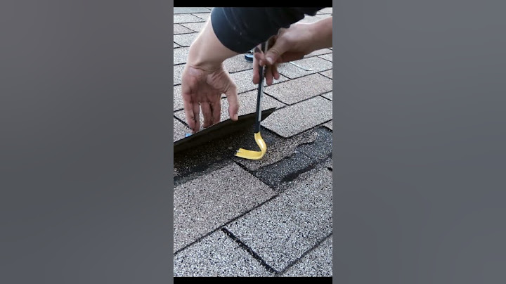 Broken Asphalt Shingle Repair