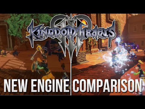 Kingdom Hearts 3 - New Engine Comparison - Unreal Engine 4