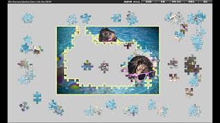 Jigsaw puzzle - Girls Swimming Splashing Sisters Little Girls #ASMR screenshot 2