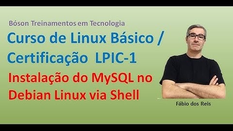 Instalação do MySQL no Linux Debian via Shell