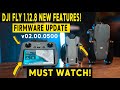 NEW FIRMWARE UPDATE DJI FLY 1.12.8 - DJI Mini 4 Pro / Air 3