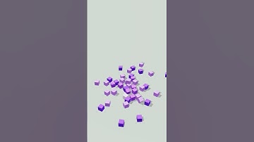 Gemstone Explosion - Voxel Block Collapse Animation