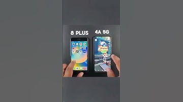 IPHONE 8 PLUS VS GOOGLE PIXEL 4A 5G #speedtest #ytshorts #shrots