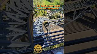 Smiler still holds the record for the most inversions on one rollercoaster! 😍 #pov #worldrecord #fyp